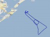 Carnival Ecstasy dreht Warteschleifen vor Galveston (20.2.2011, 10 Uhr, Bild: marinetraffic.com)