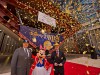 Kiellegung Disney Fantasy: Disney-Cruise-Line-President Karl Holz, Minnie Mouse und Meyer-Werft-Chef Bernard Meyer Kiellegung Disney Fantasy: Disney-Cruise-Line-President Karl Holz, Minnie Mouse und Meyer-Werft-Chef Bernard Meyer