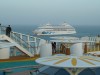 Treffen auf See: AIDAcara und AIDAsol
