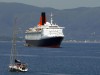 Queen Elisabeth 2 vor Korfu Queen Elisabeth 2 vor Korfu