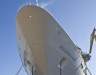 Besuch im Trockendock: Kreuzfahrtschiff von unten
