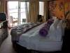 Penthouse: Bett mit Blick aufs Meer
