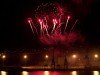 Tauf-Show am Pooldeck symbolisiert die vier Elemente Feuer, Wasser, Luft und Erde