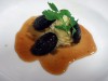 vegetarisch: glasierte Pflaumen