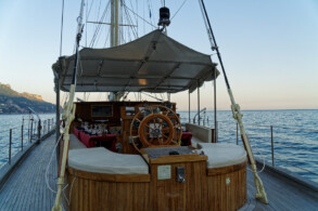 Heck-Bereich an Deck