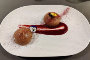 Schokolade und Johannisbeere