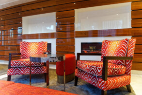 Zugangsbereich zur Lounge