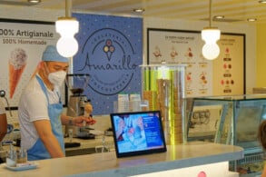 Gelateria Amarillo am Pool