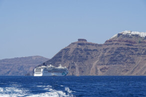 Norwegian Jade in Santorini