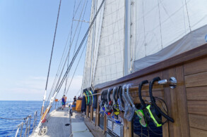 Hauptdeck beim Deckshaus