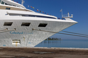 Celestyal Crystal in Tobago Bay
