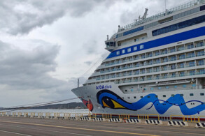 AIDAdiva in Olbia, Sardinien