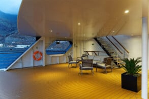 Aussenbereich am Heck, Deck 5