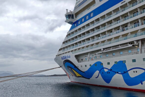 AIDAdiva in Olbia, Sardinien