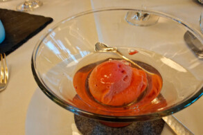 Sorbet mit CHampagner