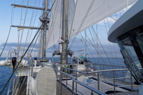 Brücke und Vorschiff