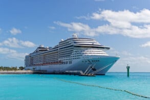 MSC Divina in Ocean Cay