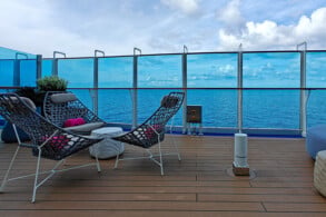 exklusives Cabana-Deck