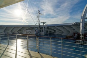 Promenadendeck am Bug