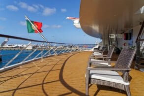Aussenbereich am Heck, Deck 6