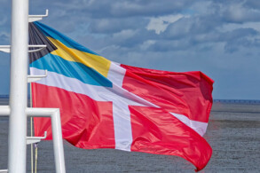Bahamas-Flagge