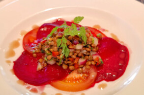 Tomaten-Rote-Beete-Carpaccio