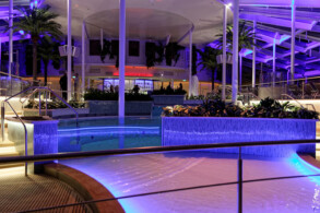 Solarium bei Nacht