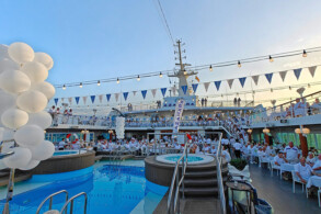Pool, White Night