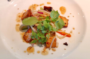 süß mit Chili marinierter Tofu