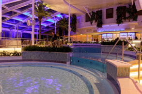 Solarium bei Nacht