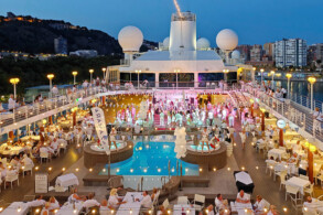 Pool, White Night