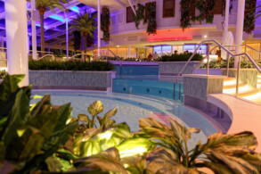 Solarium bei Nacht