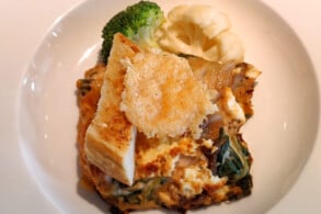 Feta-, Spinat-, Pilz-Lasagne