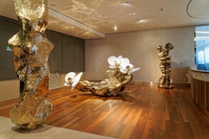 Kunst nahe der Hauptrestaurants