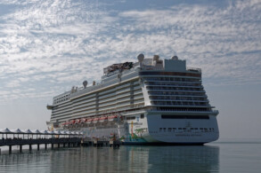 Norwegian Getaway in Harvest Caye