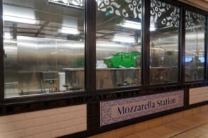 Mozzarella-Herstellung