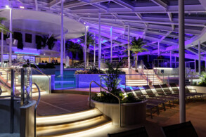 Solarium bei Nacht