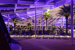 Solarium bei Nacht