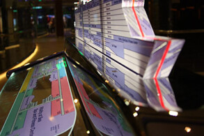 Gläserne Schiffs-Schnitte und Deckspläne