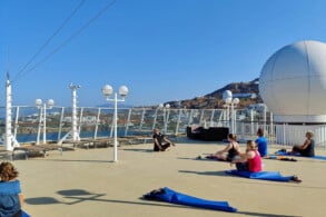 Yoga am Sonnendeck