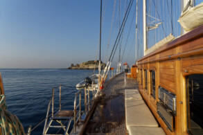 Hauptdeck beim Deckshaus