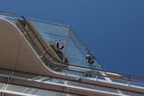 Blauer Balkon