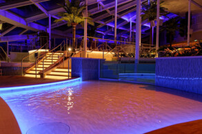 Solarium bei Nacht
