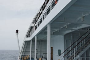 Offene Decks am Heck