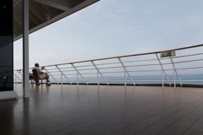 Offene Decks am Heck