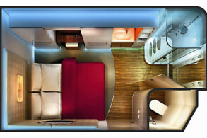 Studio-Kabine - Grundriss