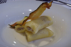 Gefüllte Gnocchi mit Trüffel und Ziegenkäse