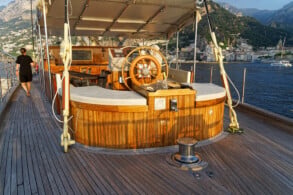 Heck-Bereich an Deck
