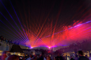 Welcome-Party am Pooldeck