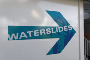 Wasser-Rutschen